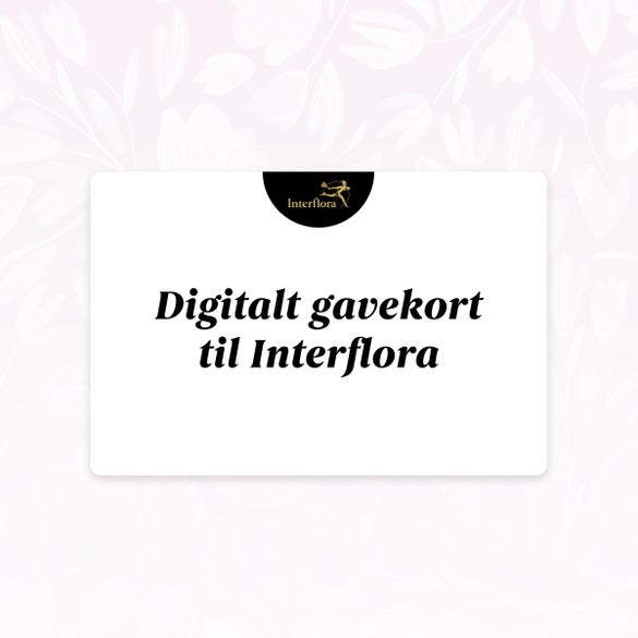 Gavekort til blomster